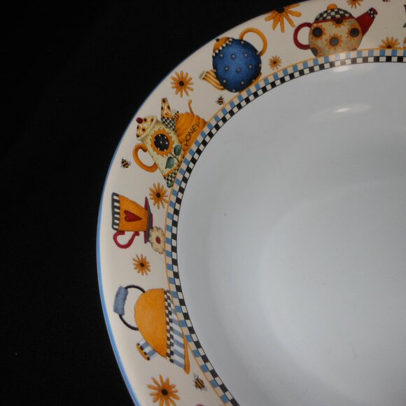 vegetable/salad bowl, Sakura stoneware TEAPOTS - Picture 3 of 7